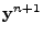 $ {\bf y}^{n+1}$