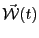 $ \mathcal{\vec{W}}(t)$