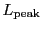 $ L_\mathrm{peak}$