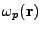 $ \omega_p({\bf r})$