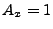 $ A_x=1$
