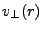 $\displaystyle v_\bot(r)$