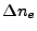 $ \Delta n_e$
