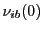 $ \nu_{ib}(0)$