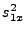 $ s_{1x}^2$