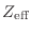$Z_{\text{eff}}$