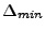 $\displaystyle \Delta_{min}$