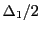 $ \Delta_1/2$