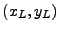 $ (x_L,y_L)$