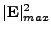 $ \vert{\bf E}\vert _{max}^2$