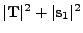 $ \vert{\bf T}\vert^2+\vert{\bf s}_1\vert^2$