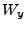 $\displaystyle W_y$