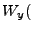 $\displaystyle W_y ($