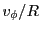 $\displaystyle v_\phi/R$