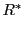 $\displaystyle R^{*}$