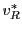 $\displaystyle v_R^{*}$