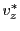 $\displaystyle v_z^{*}$