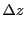 $\displaystyle \Delta z$
