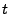 $\displaystyle t$
