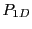 $ P_{1D}$