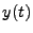 $\displaystyle y(t)$