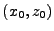 $ (x_0,z_0)$