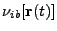 $\displaystyle \nu_{ib}[{\bf r}(t)]$