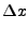 $\displaystyle \Delta x$