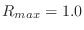 $R_{max}=1.0$