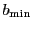 $ b_{\mathrm{min}}$
