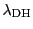 $ \lambda_{\rm DH}$