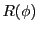 $ R(\phi)$