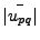 $ \bar{\left\vert u_{pq}\right\vert}$