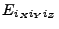 $ E_{i_Xi_Yi_Z}$