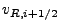 $ v_{R,i+1/2}$