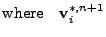 $\displaystyle \hbox{where}\quad {\bf v}_i^{*,n+1}$