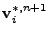 $ {\bf v}_i^{*,n+1}$