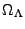 $ \Omega_\Lambda$
