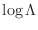 $\log\Lambda$