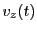 $\displaystyle v_z(t)$