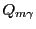 $ Q_{m\gamma}$