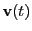 $\displaystyle {\bf v}(t)$
