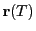 $ {\bf r}(T)$