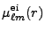 $\displaystyle \mu^{\rm ei}_{\ell m}(r)$