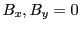 $ B_x,B_y=0$