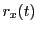 $\displaystyle r_x(t)$