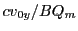 $ cv_{0y}/BQ_m$