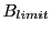 $\displaystyle B_{limit}$