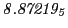 $ \it 8.87219_5$