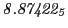 $ \it 8.87422_5$